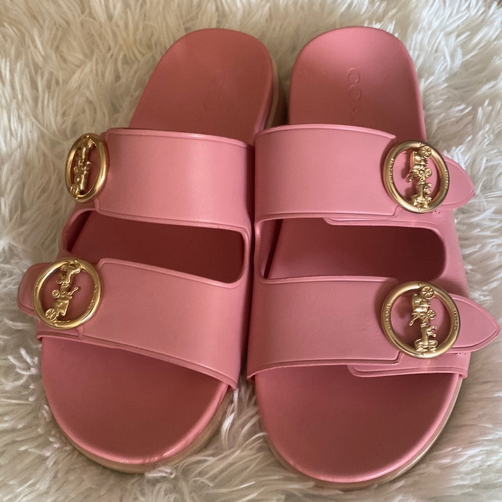 Coach Gable Leather Sandal